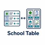School Table By Delyriaz